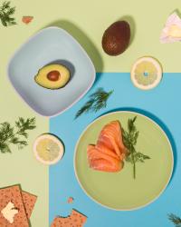 Smoked Salmon and Avocado Breakfast