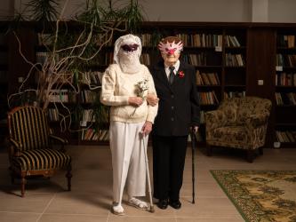 Mrs Géza Bölcskey, née Magdolna Tarján (87) and Mrs Ferenc Németh, née Irén Alapi (86)