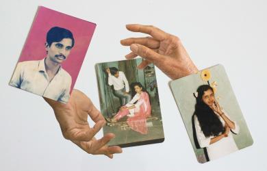 Present reaching  out for the past