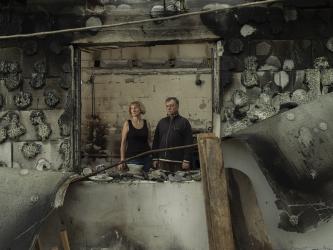 Yurii and Darina, Irpin