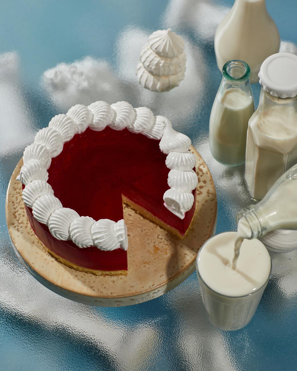 Jelly and Meringue Cake